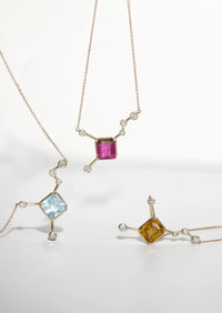 Dopamine Necklace - Brazilian Aquamarine