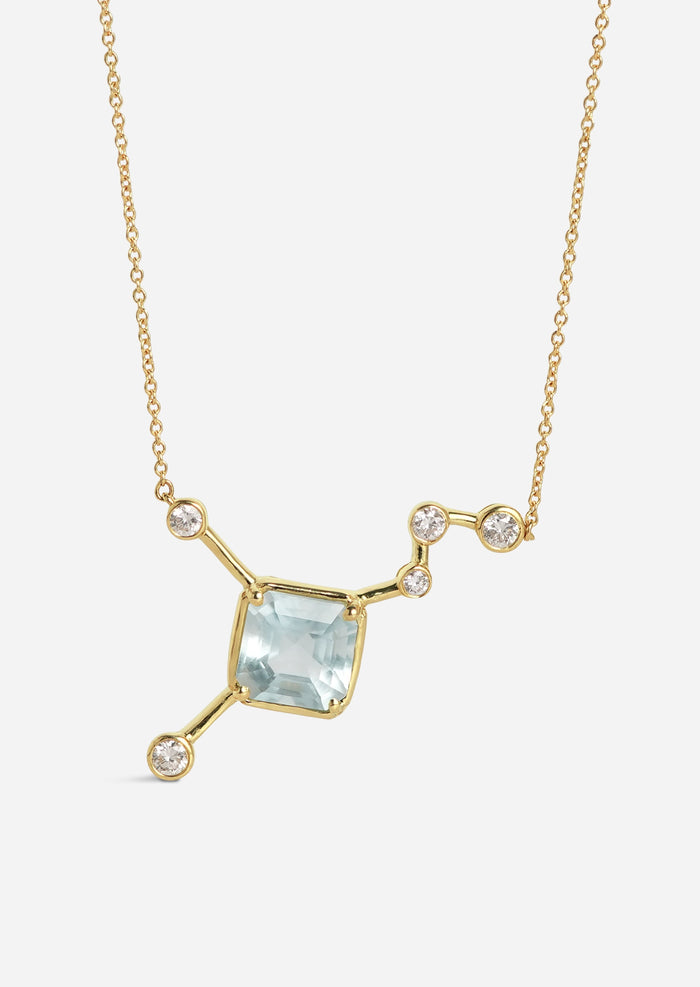 Dopamine Necklace - Brazilian Aquamarine