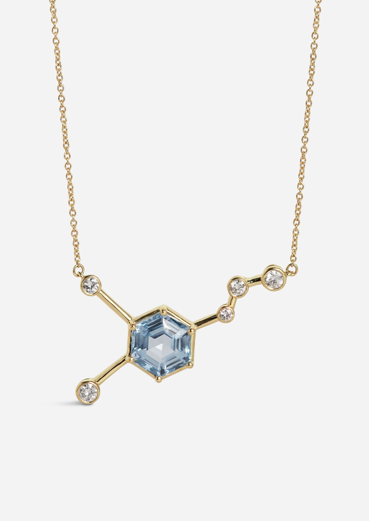 Dopamine Necklace - Brazilian Aquamarine