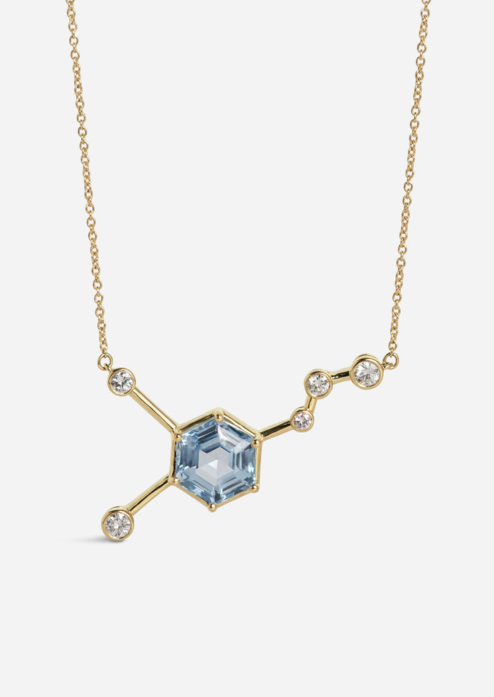 Dopamine Necklace - Brazilian Aquamarine