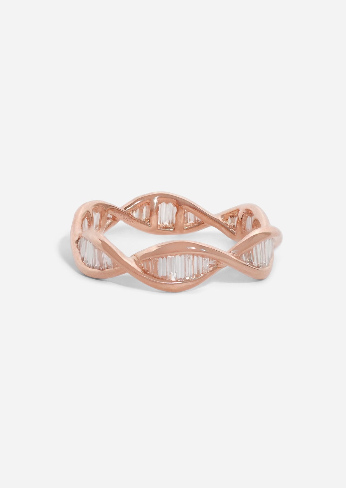 Double Helix Eternity Ring