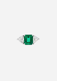 Emerald Trilogy Ring