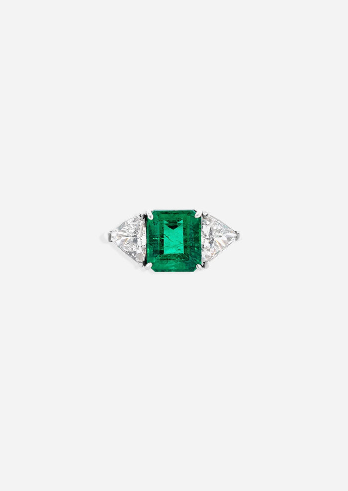Emerald Trilogy Ring