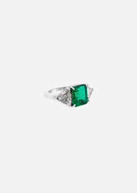 Emerald Trilogy Ring