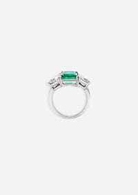 Emerald Trilogy Ring