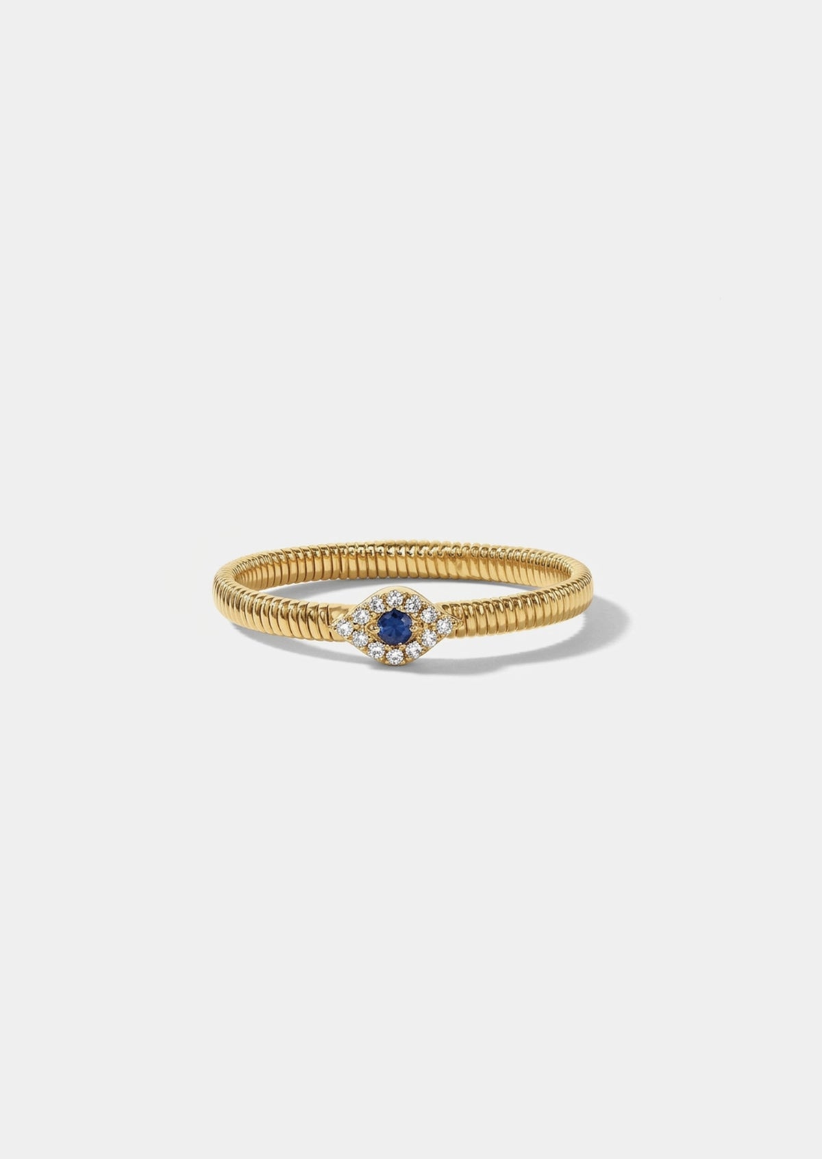 Evil Eye Omega Ring