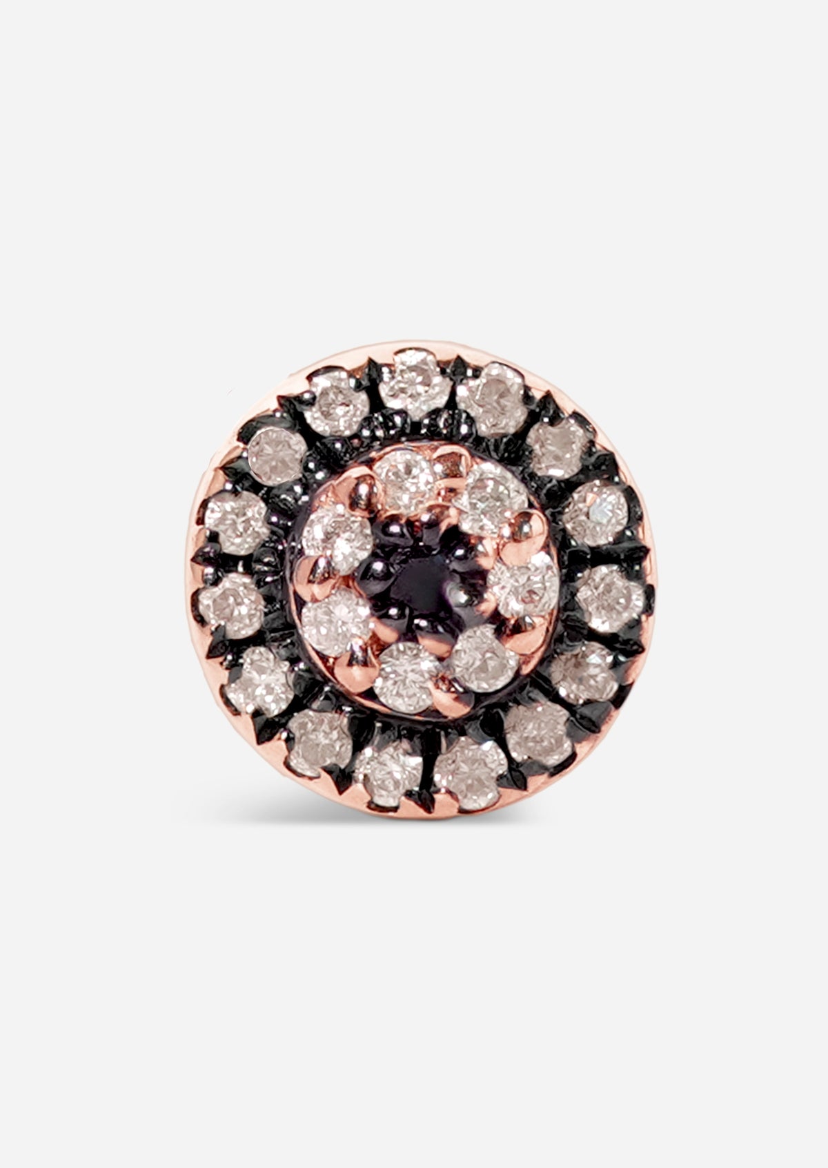 Evil Eye Protector Threaded Flat Back Earring | Single