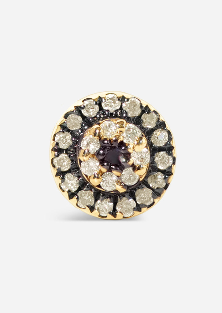 Evil Eye Protector Threaded Flat Back Earring