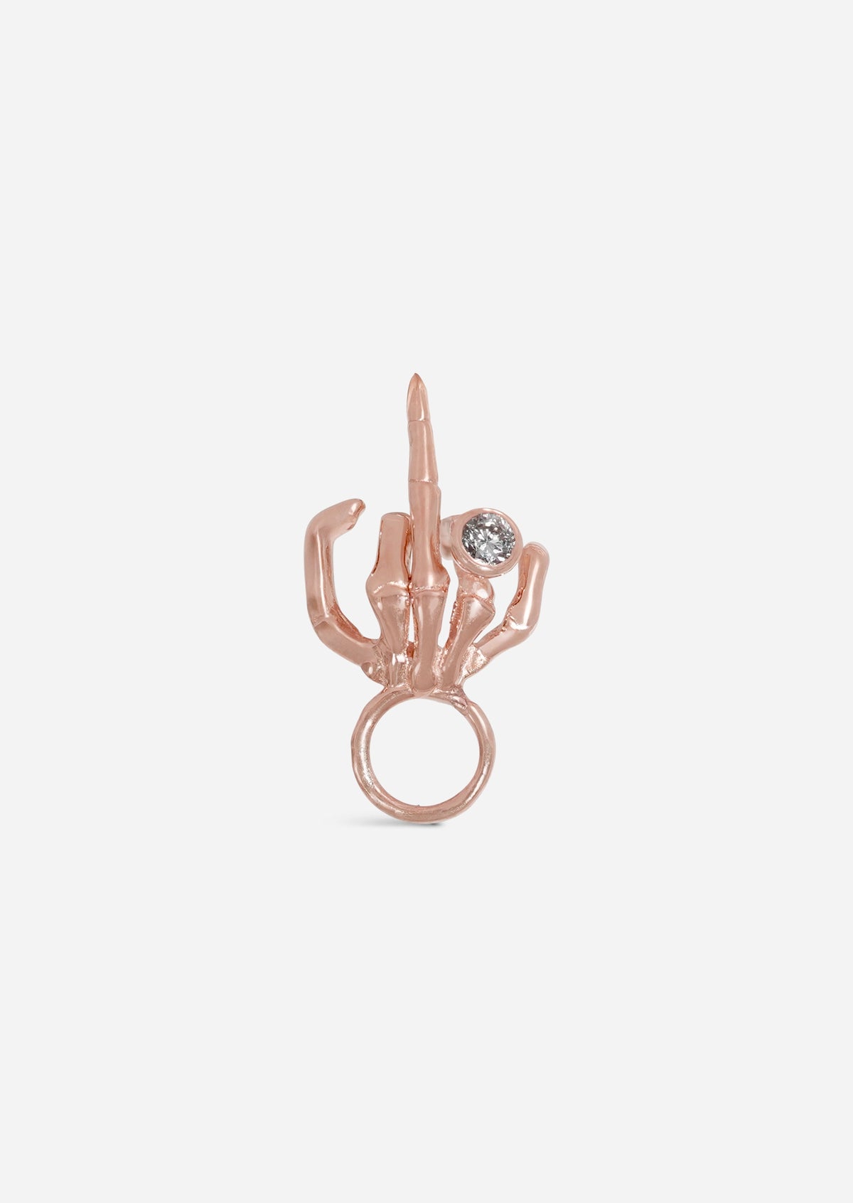 The Finger Skeleton Hand Charm