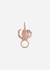 The Finger Skeleton Hand Charm