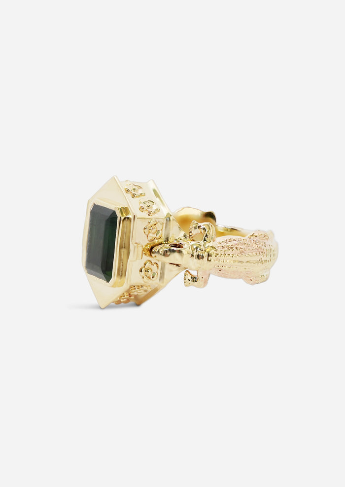 Funeral Ring - Tourmaline