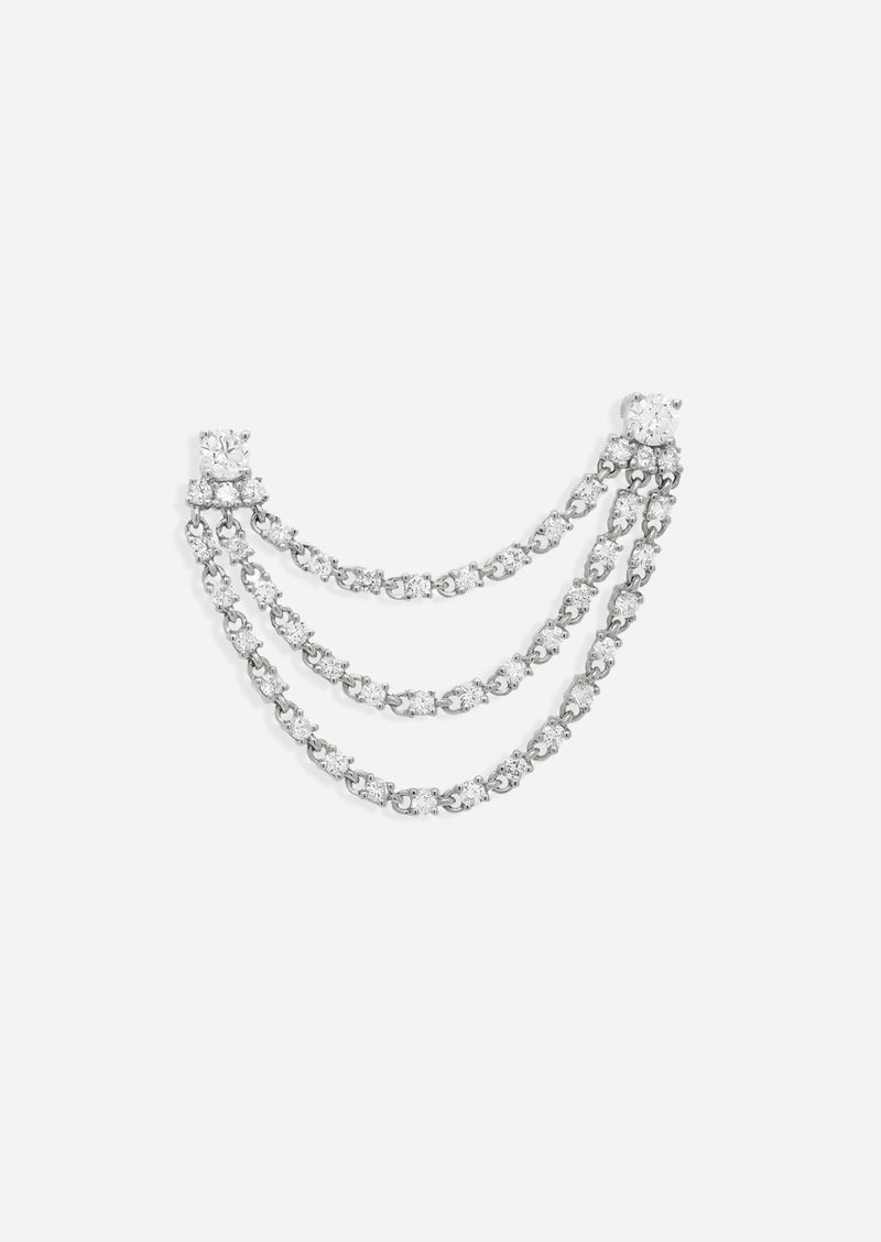Harper Diamond Loop Earring | Single
