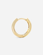 Large Gold Lock Hoop