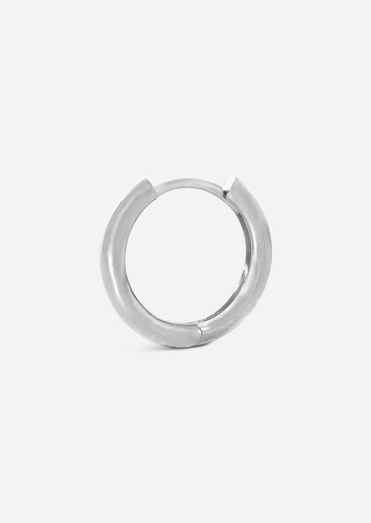 Large Gold Lock Hoop