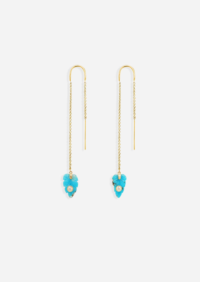 Ma'at Feather Drop Earrings