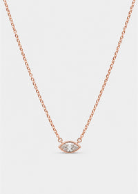 6mm Marquise Diamond Necklace