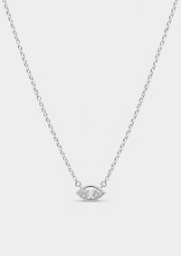 6mm Marquise Diamond Necklace
