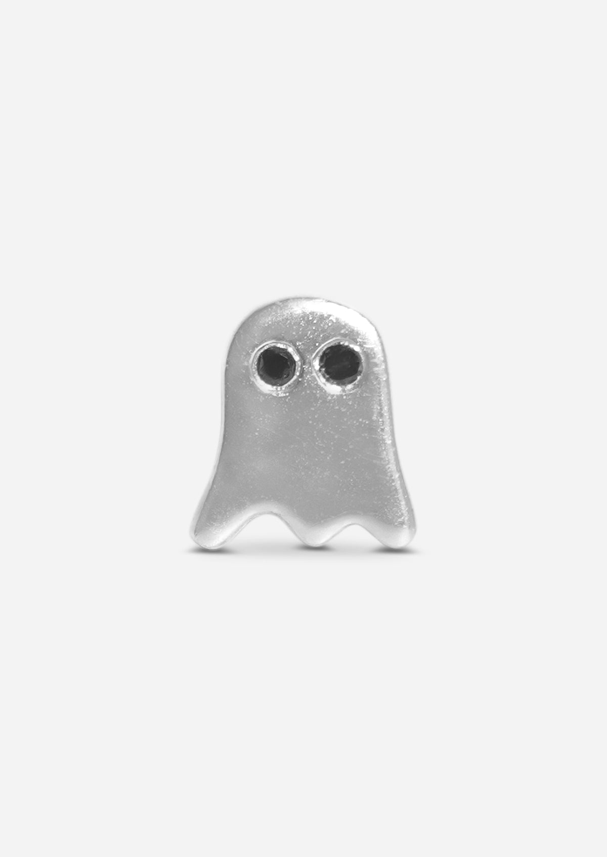 Ghost Threaded Flat Back Earring | Single