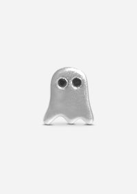 Ghost Threaded Flat Back Earring | Single