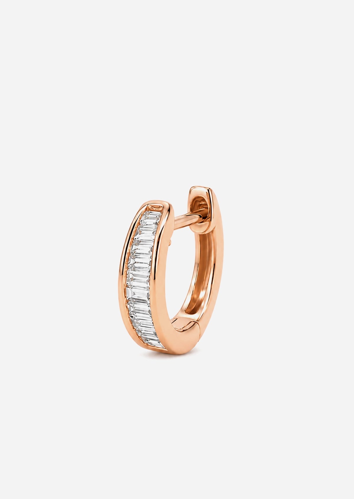 Mirror Baguette Hoop