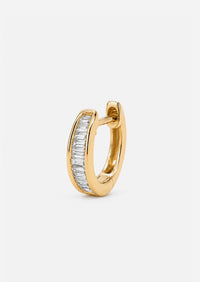 Mirror Baguette Hoop
