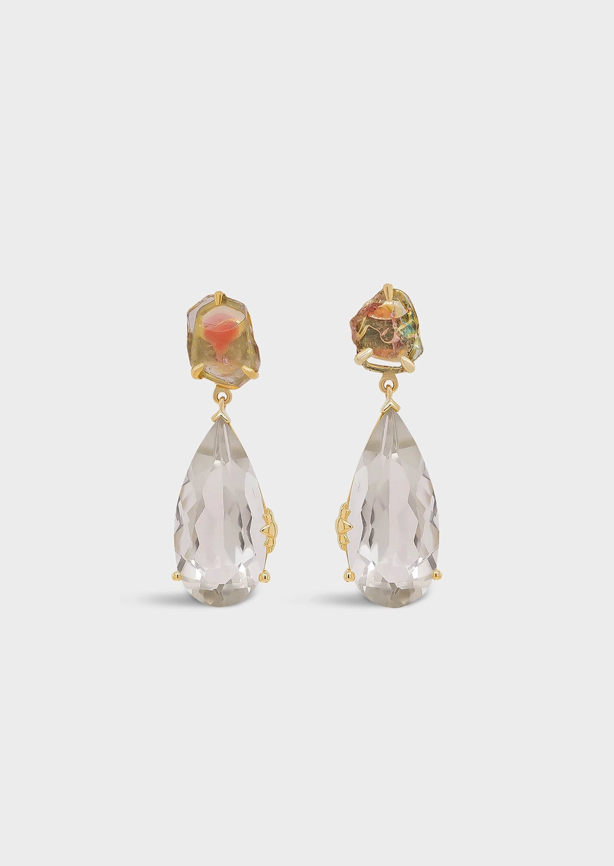Nile Oasis Earrings - Green Beryl