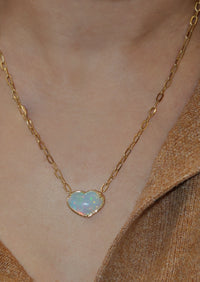 Still Heart Staple Necklace