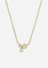 Organic Trio Diamond Necklace