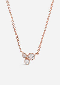 Organic Trio Diamond Necklace