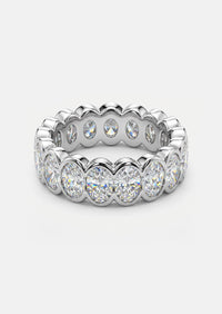 Oval Diamond Eternity Ring