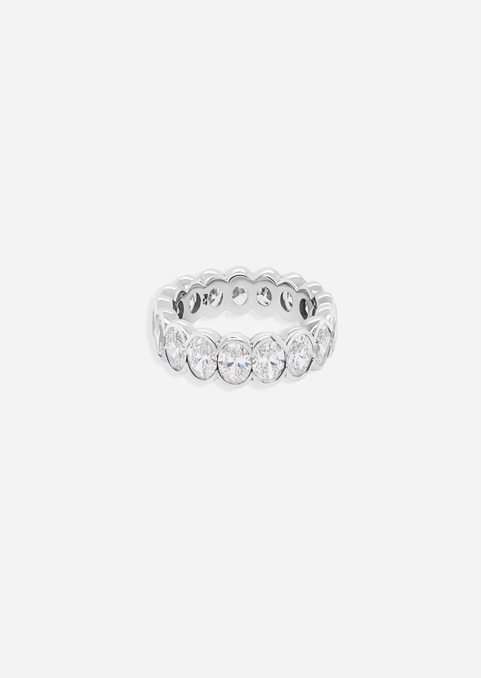 Oval Diamond Eternity Ring