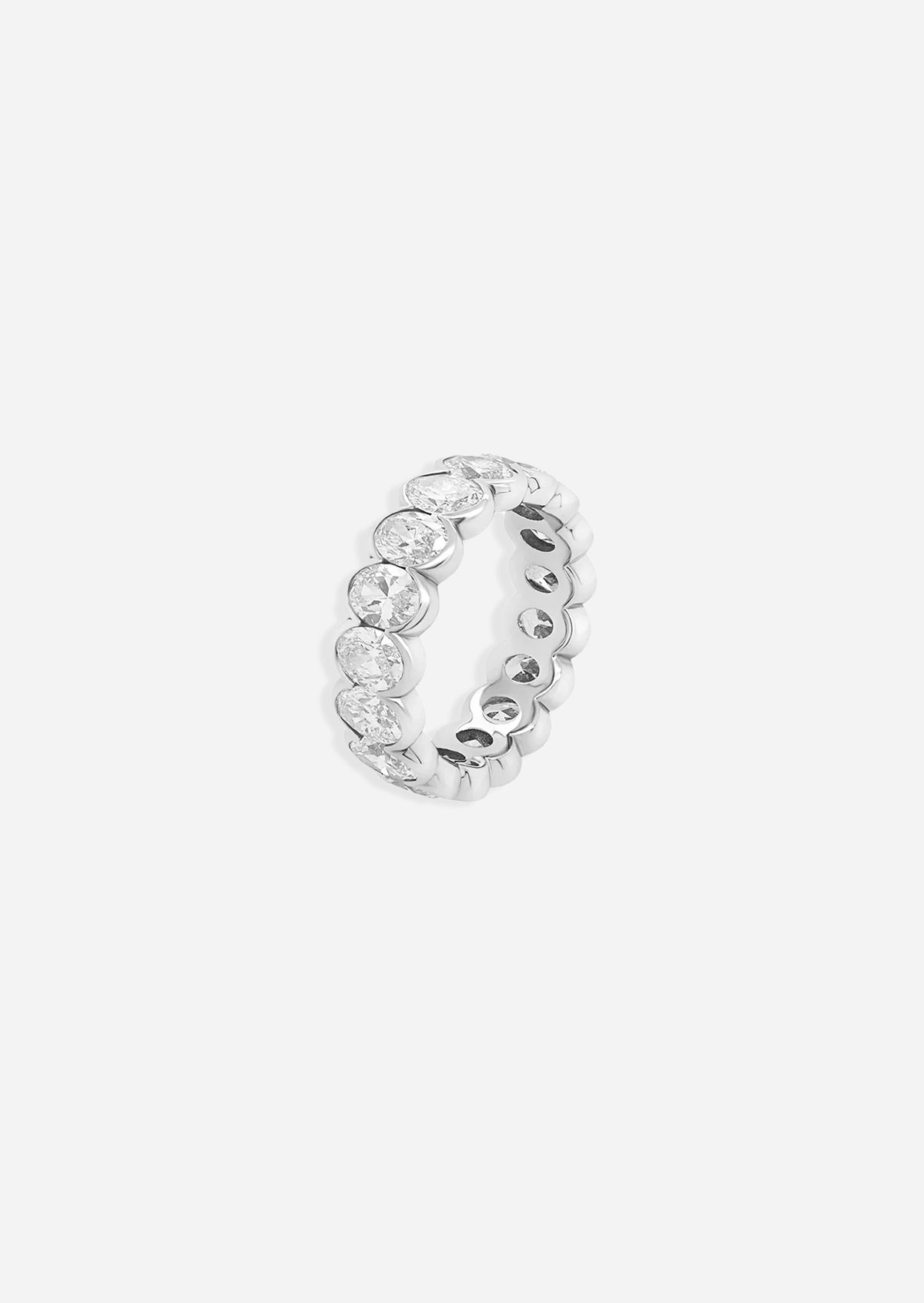 Oval Diamond Eternity Ring