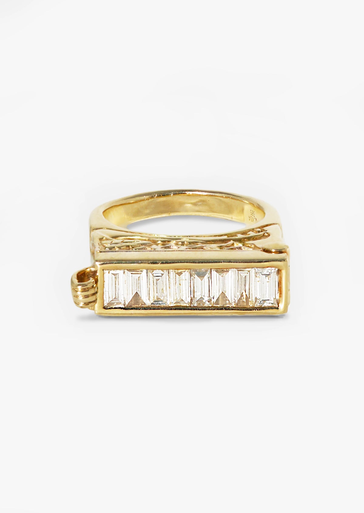 Cypress Poison Ring - Diamond Baguette