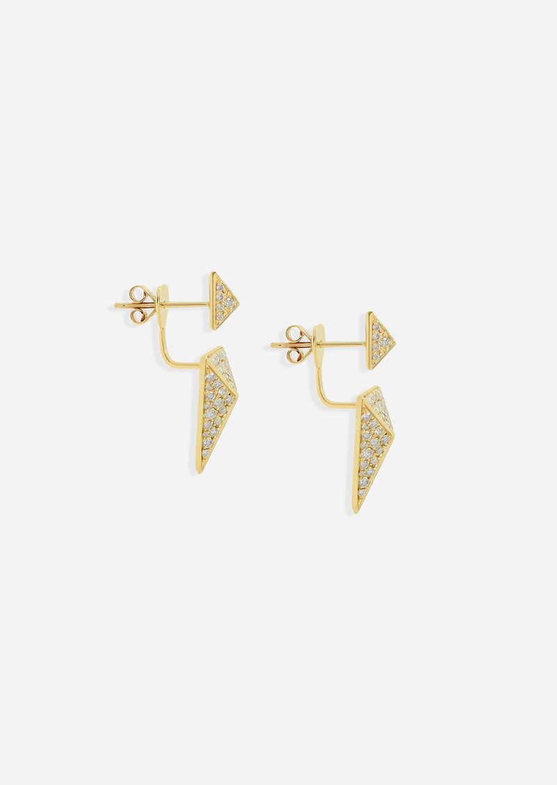 Pyramid Dagger Earring | Single