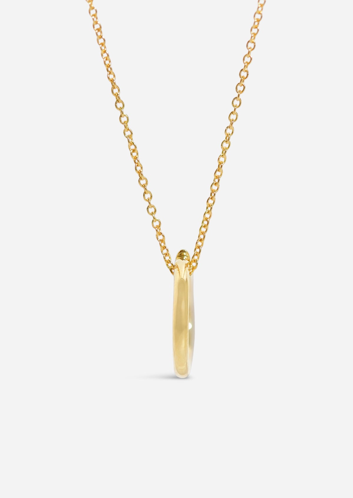 Solid Gold Charm Connector