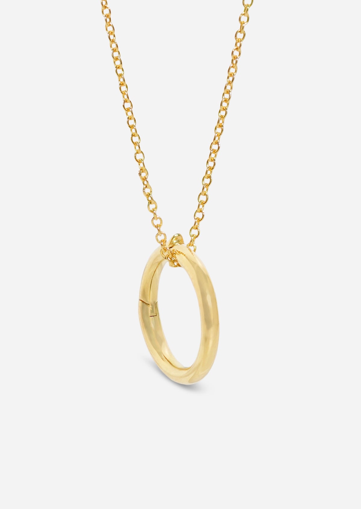 Solid Gold Charm Connector