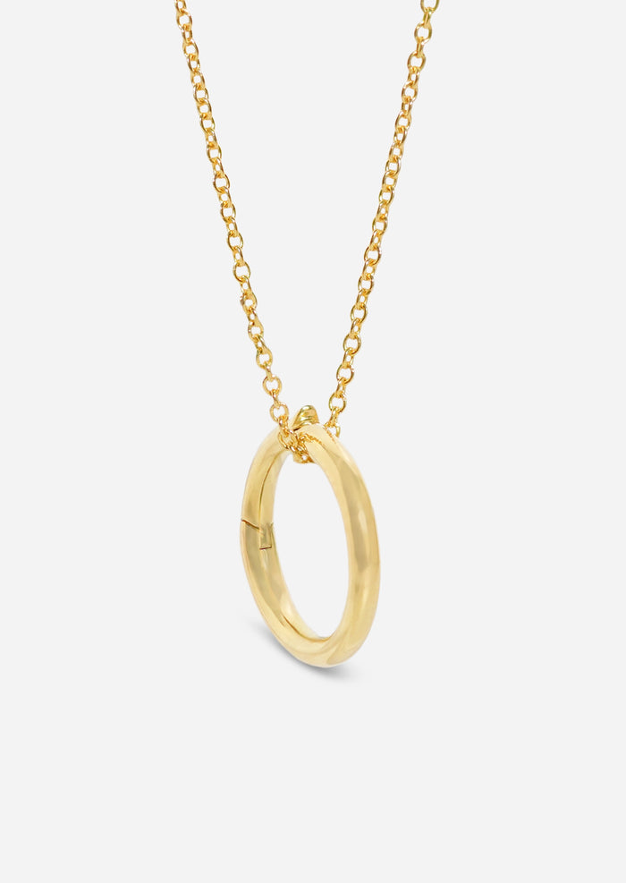 Solid Gold Charm Connector