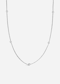 Sacred 5 Diamond Station Necklace