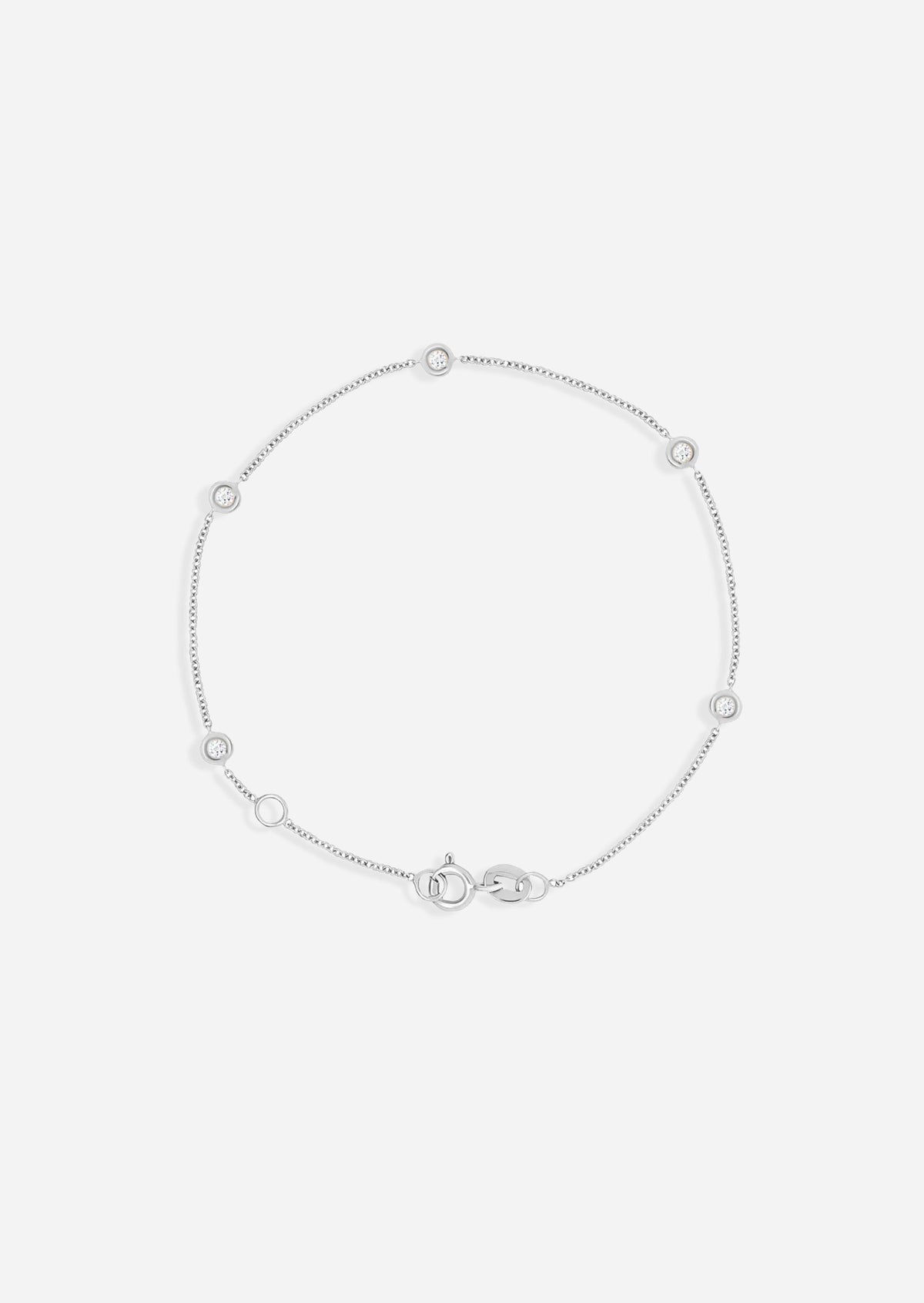 Sacred 5 Diamond Station Bracelet