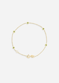 Sacred 5 Emerald Station Bracelet