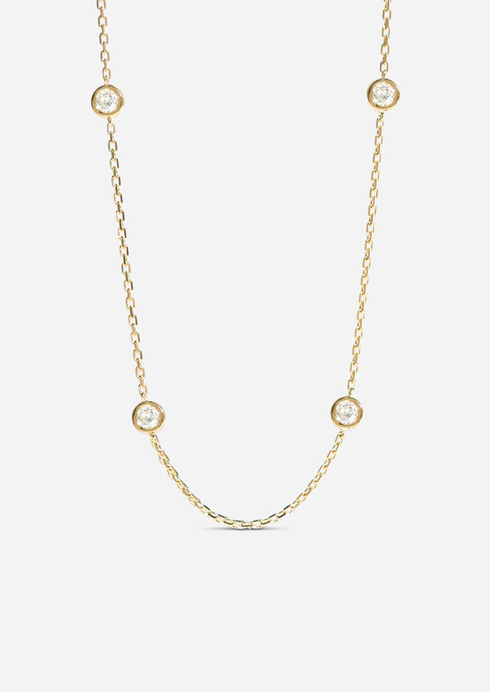 Sacred 7 Diamond Station Necklace