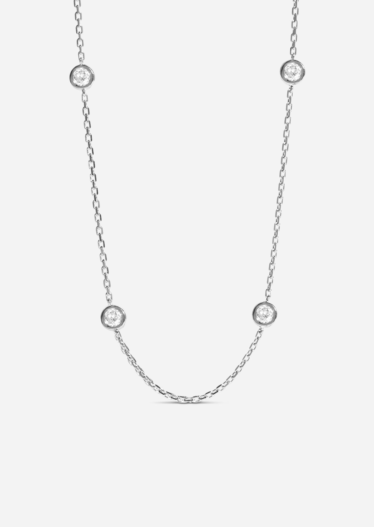 Sacred 7 Diamond Station Necklace