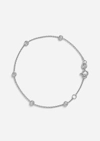 Sacred 5 Diamond Station Bracelet
