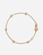 Sacred 5 Diamond Station Bracelet