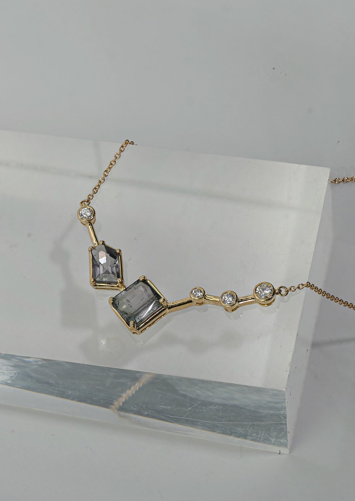 Serotonin Lux Necklace - Watermelon Tourmaline + Spinel