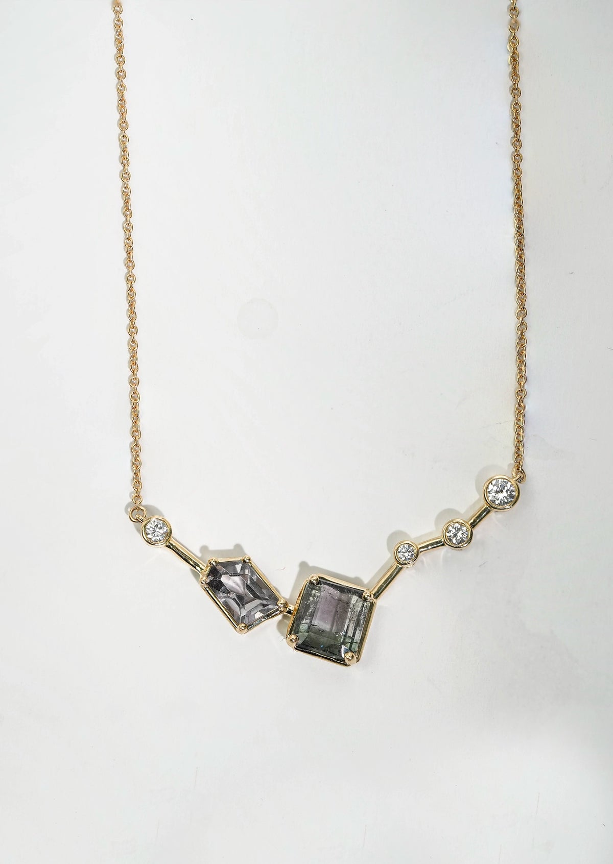 Serotonin Lux Necklace - Watermelon Tourmaline + Spinel