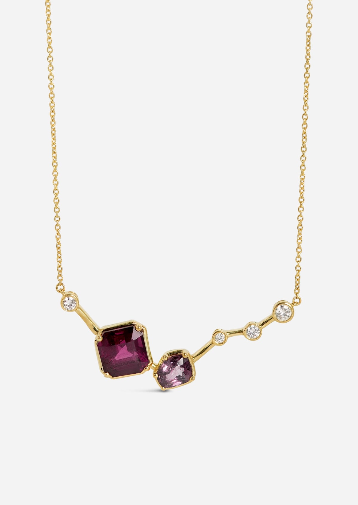 Serotonin Lux Necklace - Tanzanian Garnet + Spinel