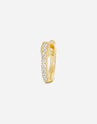 Small Diamond Huggie Hoop