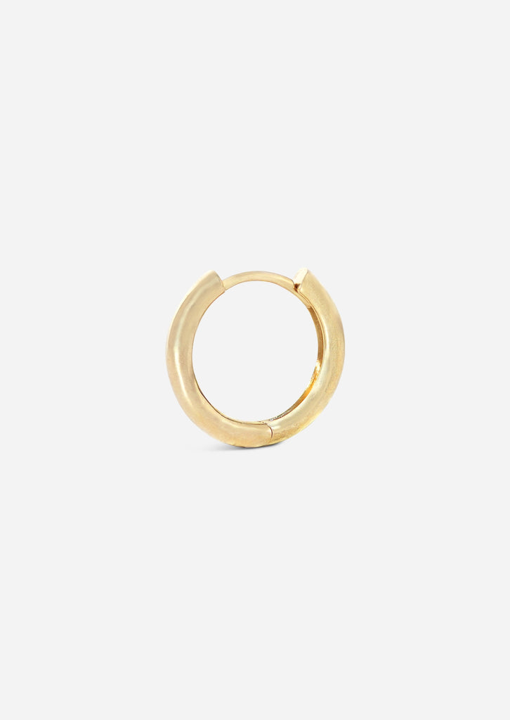 Small Gold Lock Hoop