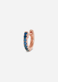 Small Sapphire Huggie Hoop | Single